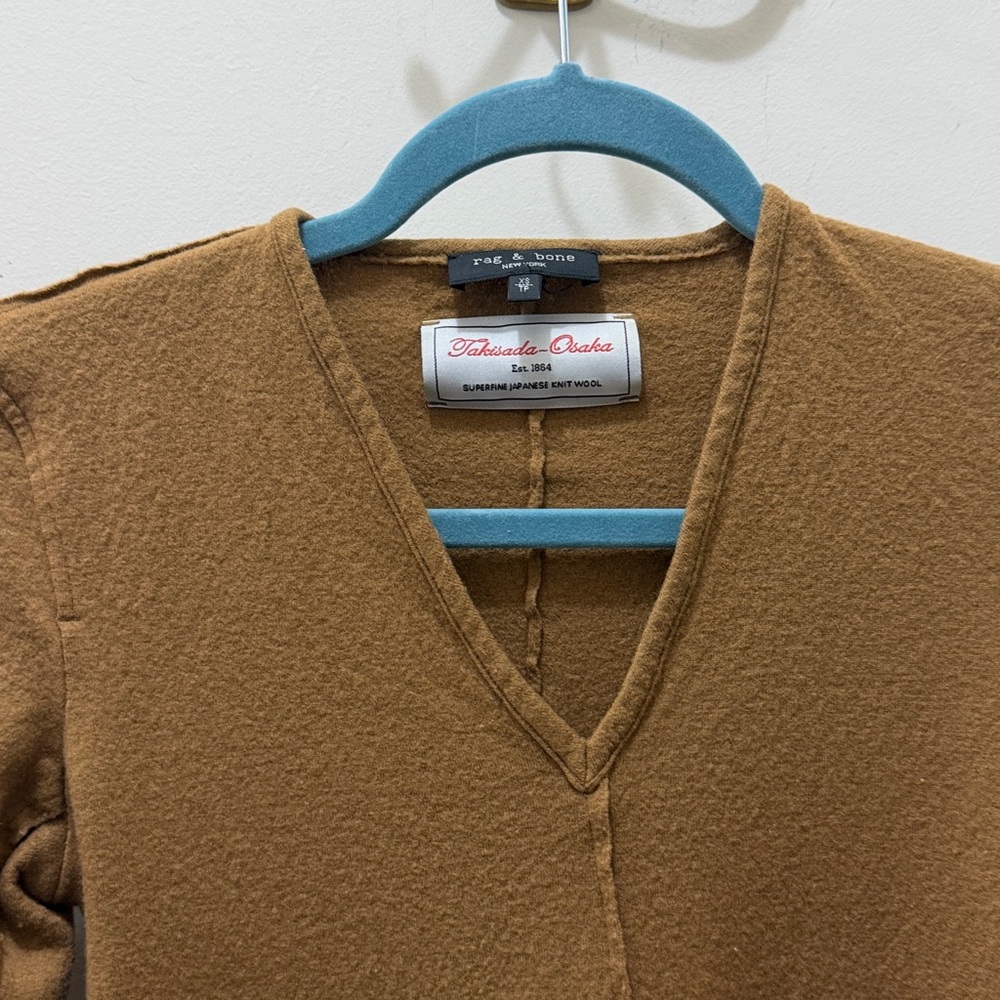 Rag & Bone Brown Wool Knit dress